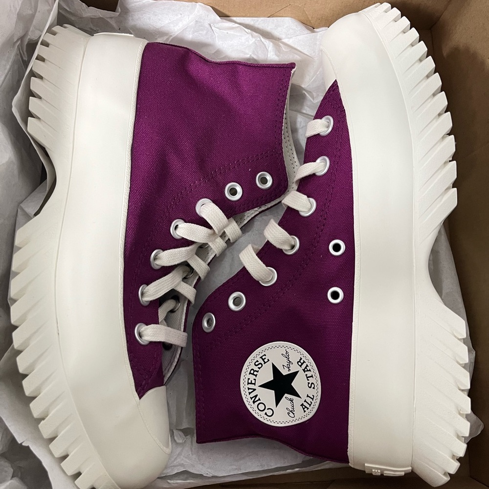 NWT Converse Chuck Taylor All Star Lugged 2.0 - Mysthic Orchid Color - A03701C - Picture 12 of 12